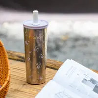 【画廊】系列纯钛吸管杯新款随行杯钛内胆杯保温杯高颜值