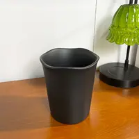 简约陶瓷花盆桌面土培绿植盆栽底部打孔花盆