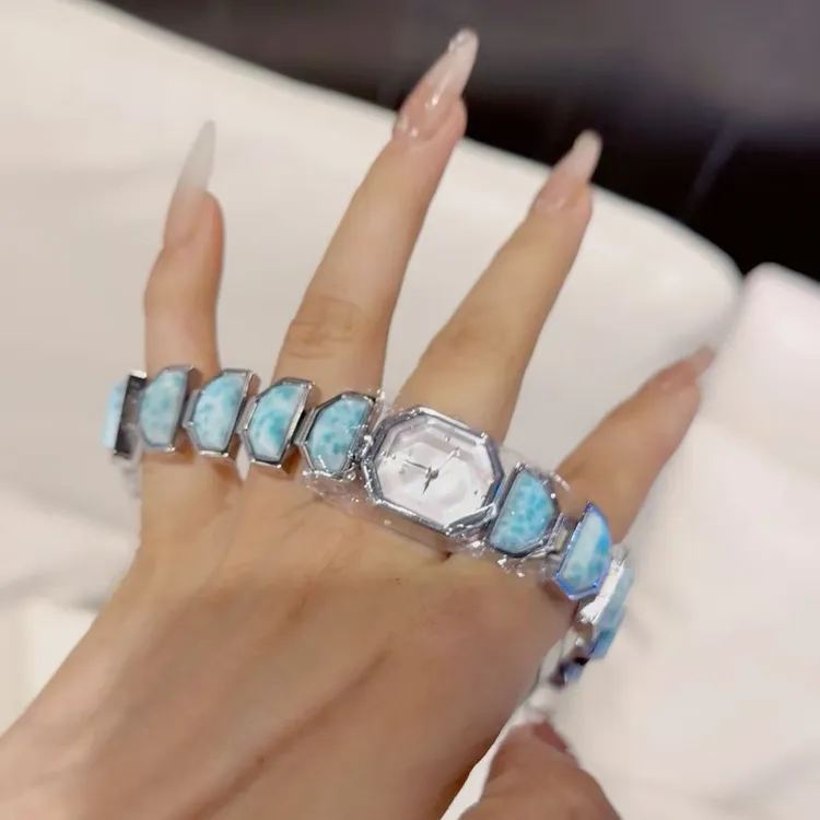 麻利1【SPEMATE6-2-32】天然石手链款女生气质时尚百搭小众简约个性手表