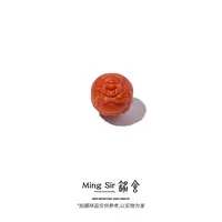 【铭舍】天然南红玛瑙满色满肉弥勒佛雕刻单珠裸石DIY-6.16