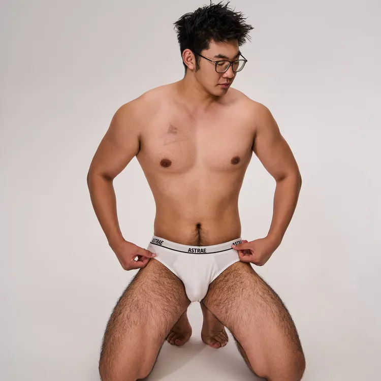 「ASTRAE·经典」60S进口兰精天丝莫代尔运动螺纹三角内裤透气吸汗