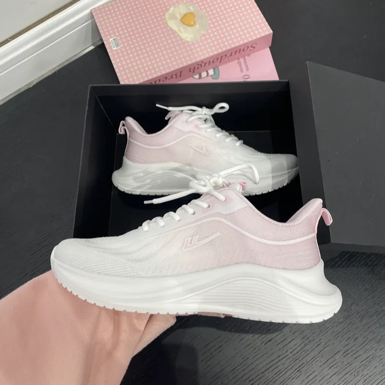 回力运动鞋女款2025新款夏季透气网面超轻减震跑步鞋子学生休闲鞋