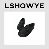 LSHOWYE｜马毛平底乐福鞋 550-022