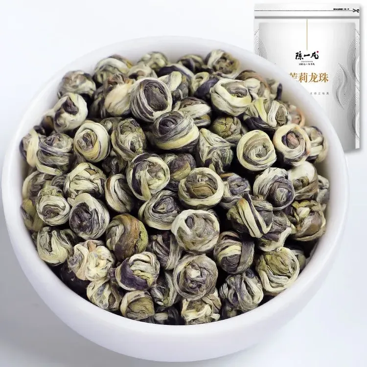 陈一凡茉莉龙珠 茉莉花茶浓香型 2025新茶袋装高山花香绿茶250g