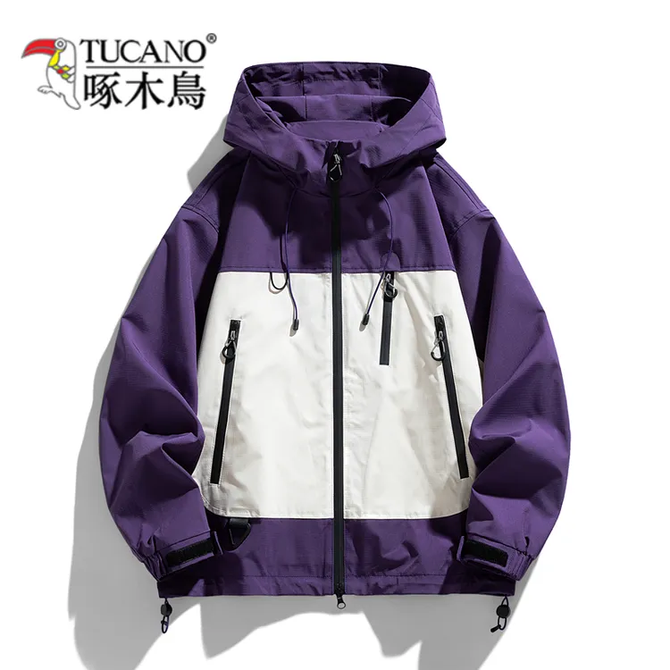 TUCANO/啄木鳥2025春秋季男士夹克美式冲锋衣男女防风户外夹克