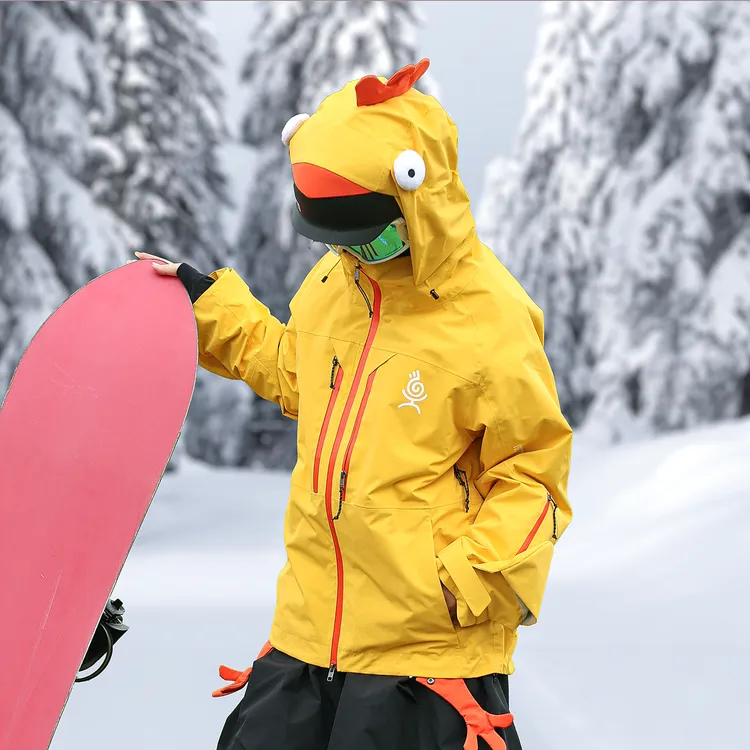 YEYEPOP呆蠢小鸡滑雪保暖外套