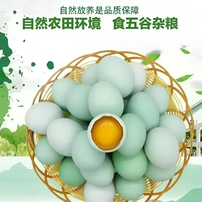 南阳镇平果园散养绿壳土鸡蛋50枚零添加土鸡蛋/柴鸡蛋宝宝孕妇