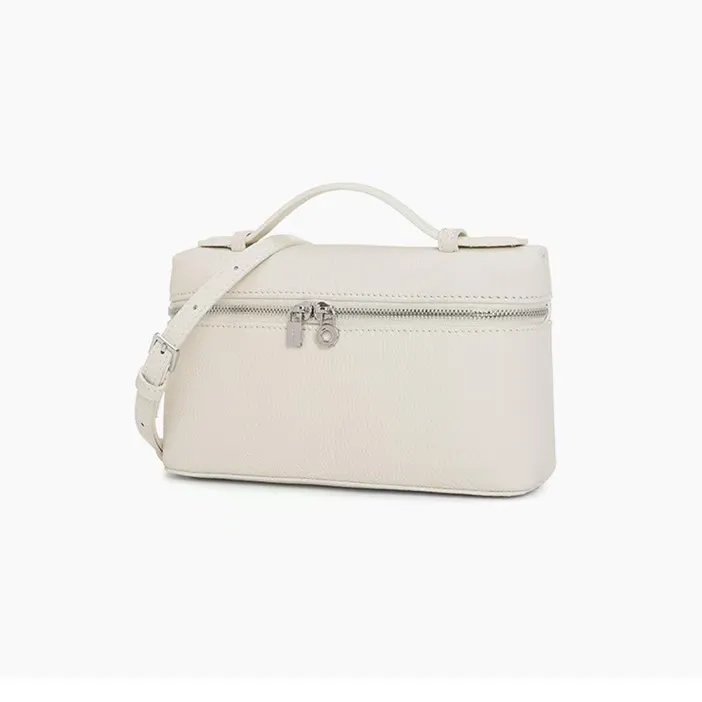 2025夏季通勤高档斜挎头层真皮简约小众小包包女士外出精致小包包