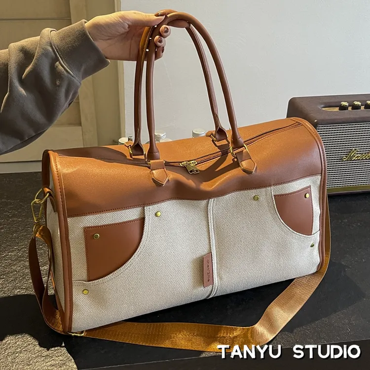 探屿大容量短途出差旅行包行李袋旅行袋男女手提飞机包收纳行李包