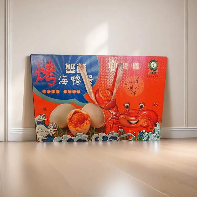 稼乡情蟹黄烤海鸭蛋礼盒流油起沙真空即食办公室零食节日礼品福利
