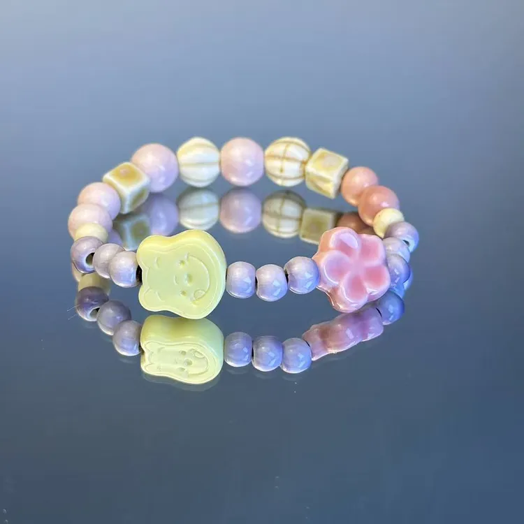 陶瓷手链小礼物生日礼物默认微瑕介意勿拍闺蜜手串手饰陶瓷手串