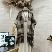 【暖秋流苏】复古风百搭高定轻奢披肩气质外套-920