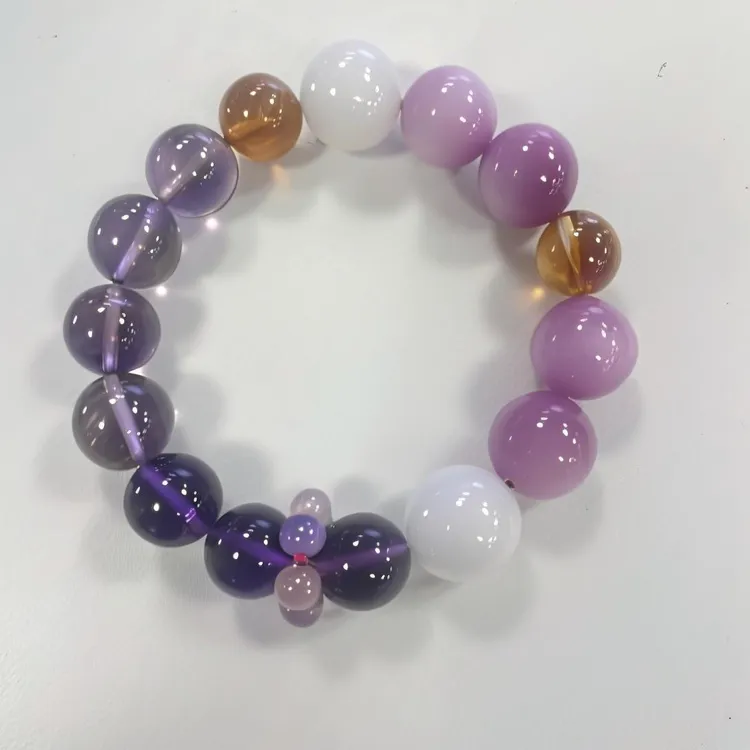 【紫水紫梦星河】紫锂辉紫水晶紫极光金字塔天然水晶（多样性发一）