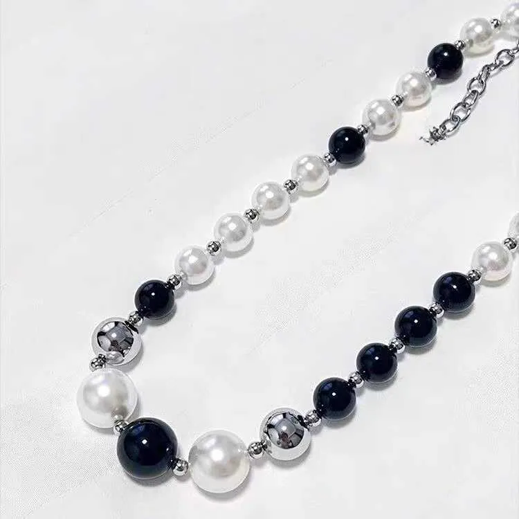 珍珠项链女个性拼接时尚新款潮时光转月手链耳钉个性气质网红爆款