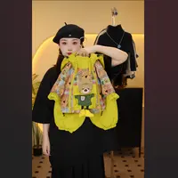 2025新品儿童穿搭潮流加厚棉服外套39213