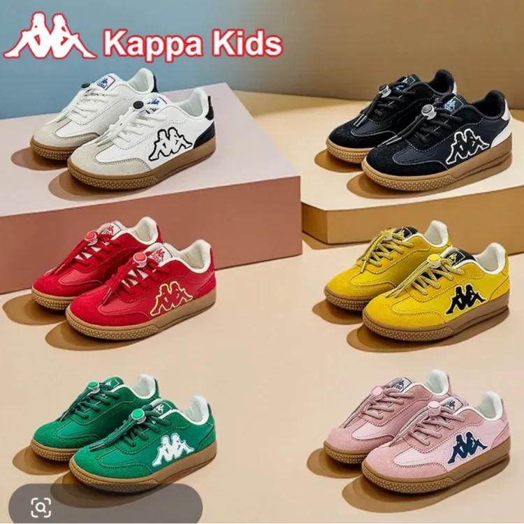 kappa kids春秋时尚透气男女新款低帮透气德训板鞋轻便