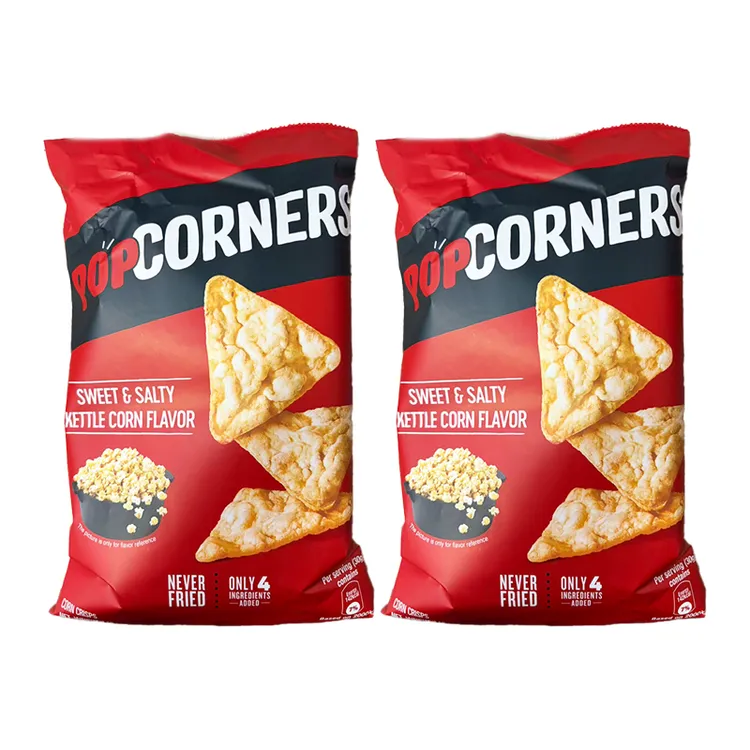 【11月1日到期】柬埔寨进口POPCORNERS咸甜味玉米片142g*4袋