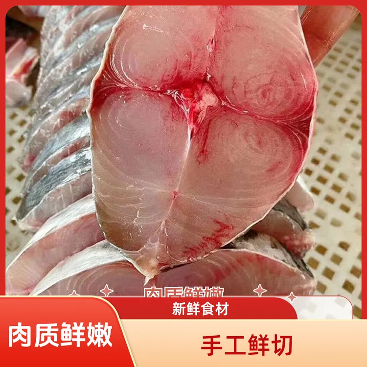 新鲜速冻深海马鲛鱼中段1斤2-3片装3斤马鲛鱼片