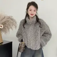 1988 STUDIO•【小泰迪】韩系拉链立领短款加厚外套