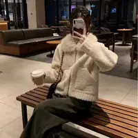 毛领保暖女厚款短外套冬季立领#7859