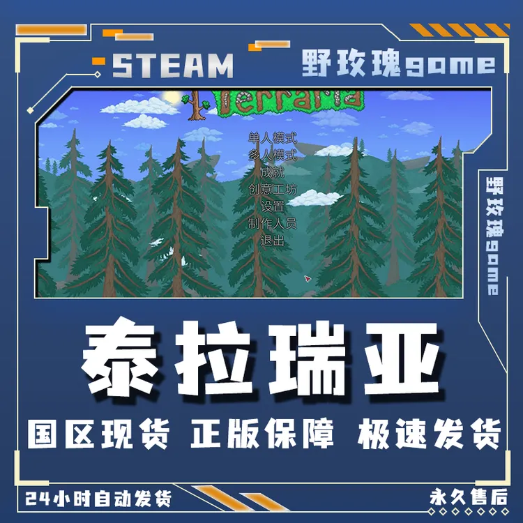 泰拉瑞亚 terria 激活码 激活入库 正版入库