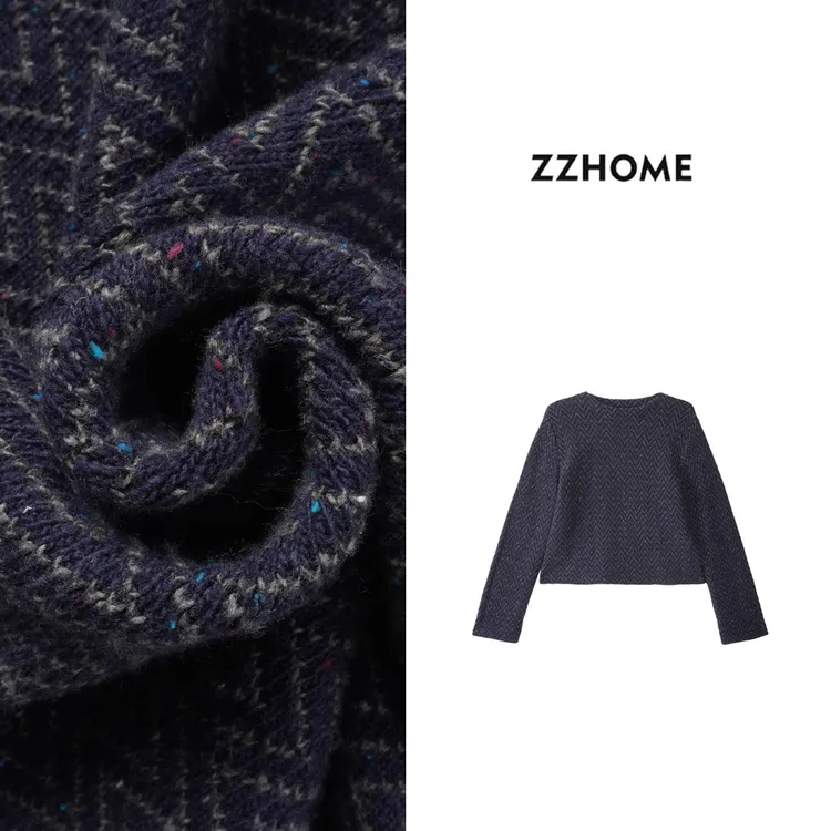 ZOZO HOME ｜织物之美水波纹提花图腾暖雾毛衣q172537p