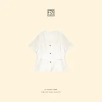 OYBN欧阳贝妮【剪裁尖子生】微胖大码高级感薄款短袖小西装外套3081