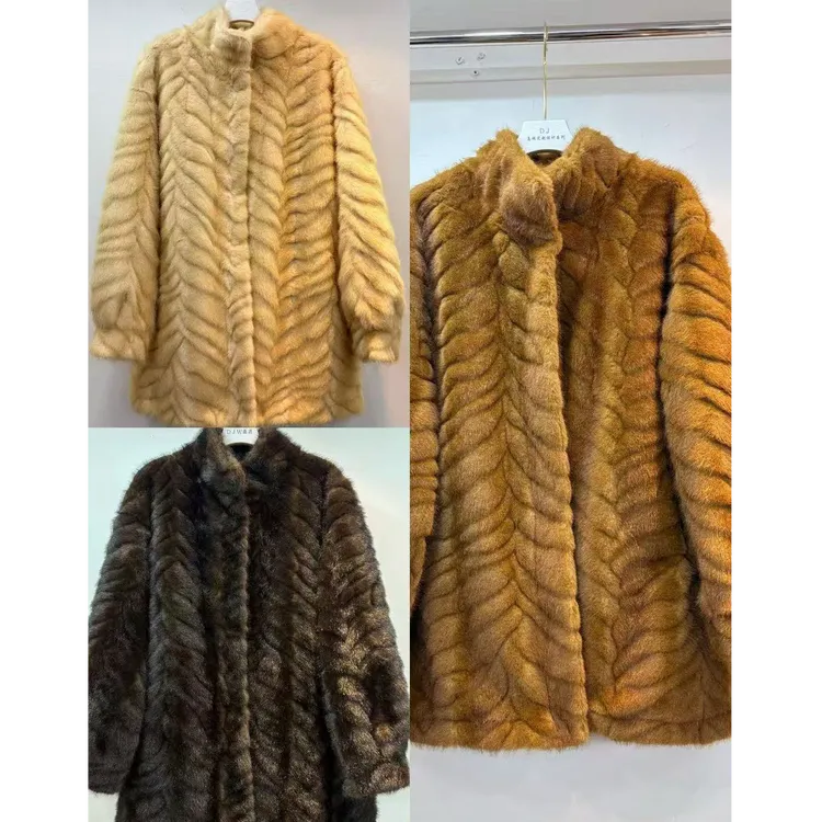 人造皮草 manzila 新款俄罗斯（80公分长度）新款外套