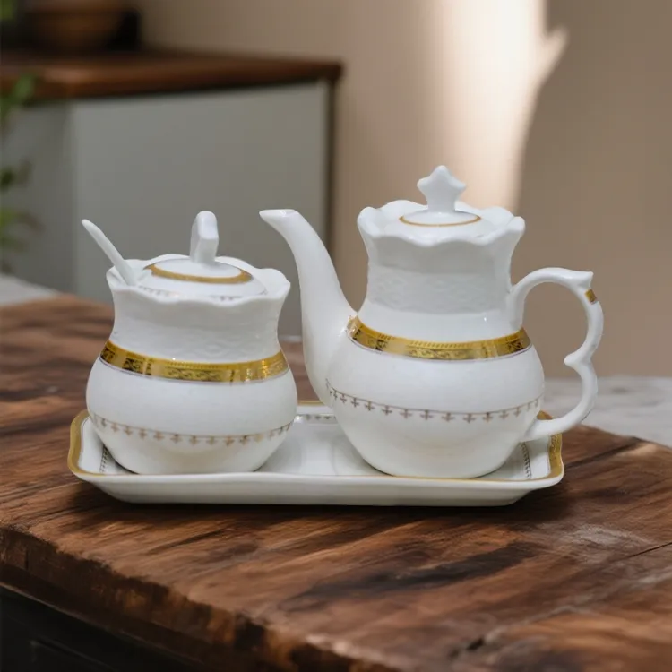 油辣子罐醋壶糖罐调料罐三件套创意家用简约陶瓷欧式轻奢高档耐热