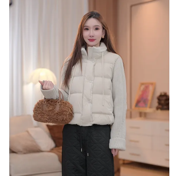 【初雪】马克华菲90白鸭绒羽绒服外套秋冬款加绒F54014A870