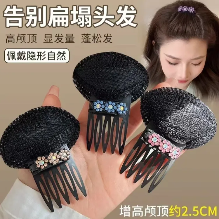 新款头顶发梳垫发片刘海增高隐形垫发根蓬松夹子女高颅顶神器发饰商品图