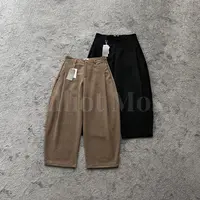 Elliot Mos轻盈暖感~Casual Pants 500g羊绒混纺直筒休闲裤-1458