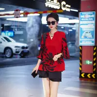 （文萱推荐）轻薄高级感休闲减龄印花上衣