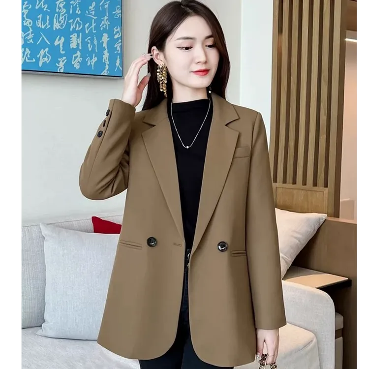 大码女装时尚休闲百搭小西服秋季新款小个子显瘦气质韩版西装外套