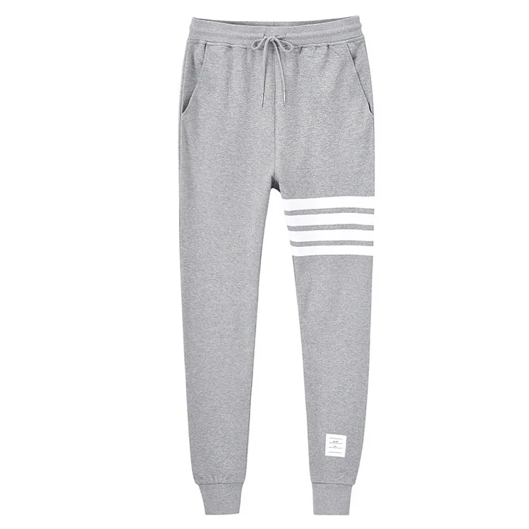 THOMBEDGING-TB经典长裤四杠色织工艺纯棉休闲裤卫裤经典卫裤