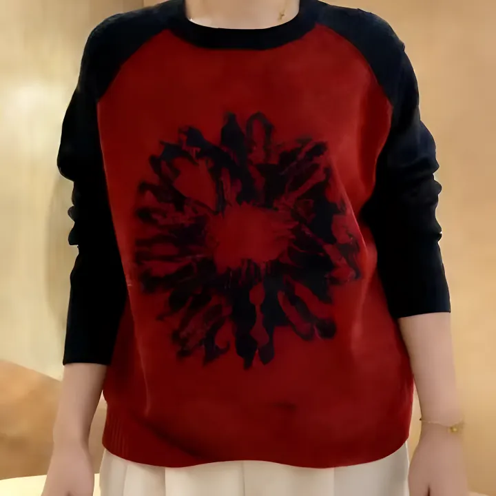 上档次长袖时尚针织衫上衣