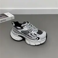 常规款平跟系带老爹鞋时尚休闲鞋网面女鞋舒适百搭5885