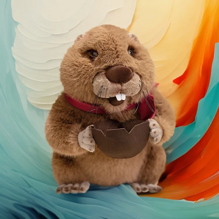 哪吒魔童闹海啊啊啊啊啊啊啊啊土拨鼠可爱礼物帅气土拨鼠公仔玩偶