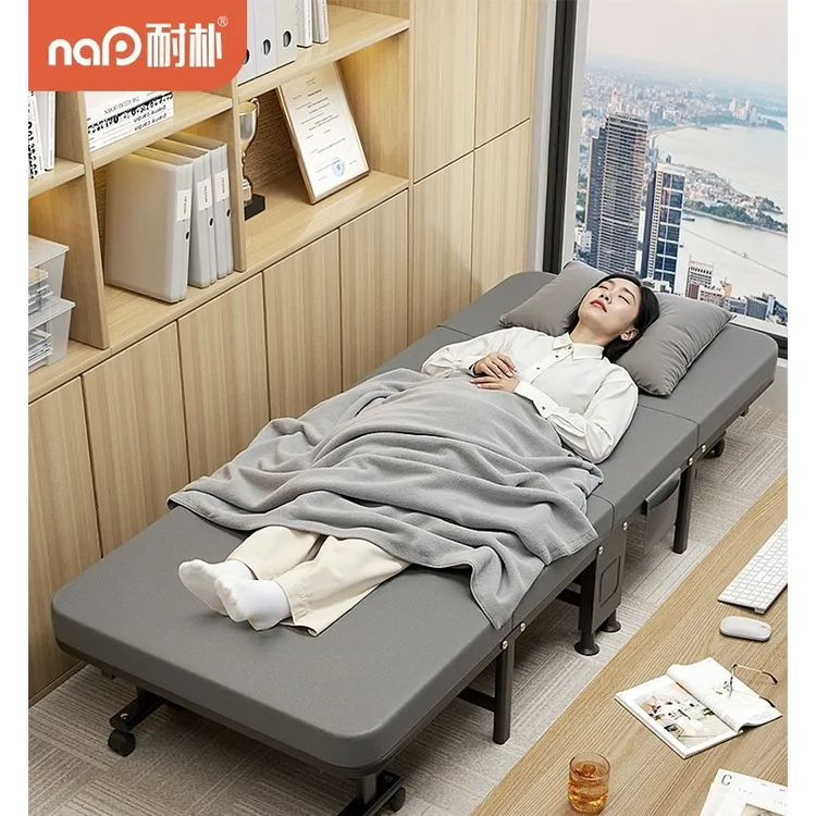 办公室午休折叠床单人躺椅家用简易硬板医院陪护折叠床家用