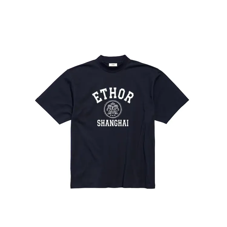 [新品]ETHOR设计师品牌25秋冬LOGO烫钻短袖T恤