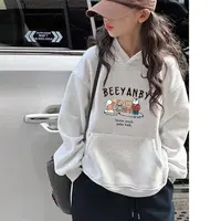 【纯棉】女童连帽卫衣2025新款中大童卫衣上衣宽松秋冬款