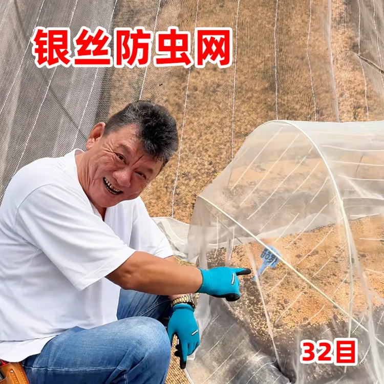 银丝防虫网32目 小菜园阳台菜地用防虫网
