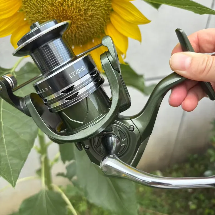 钓德来远投轮金属线杯纺车轮海竿轮鱼线轮抛竿矶钓滑漂轮大物轮