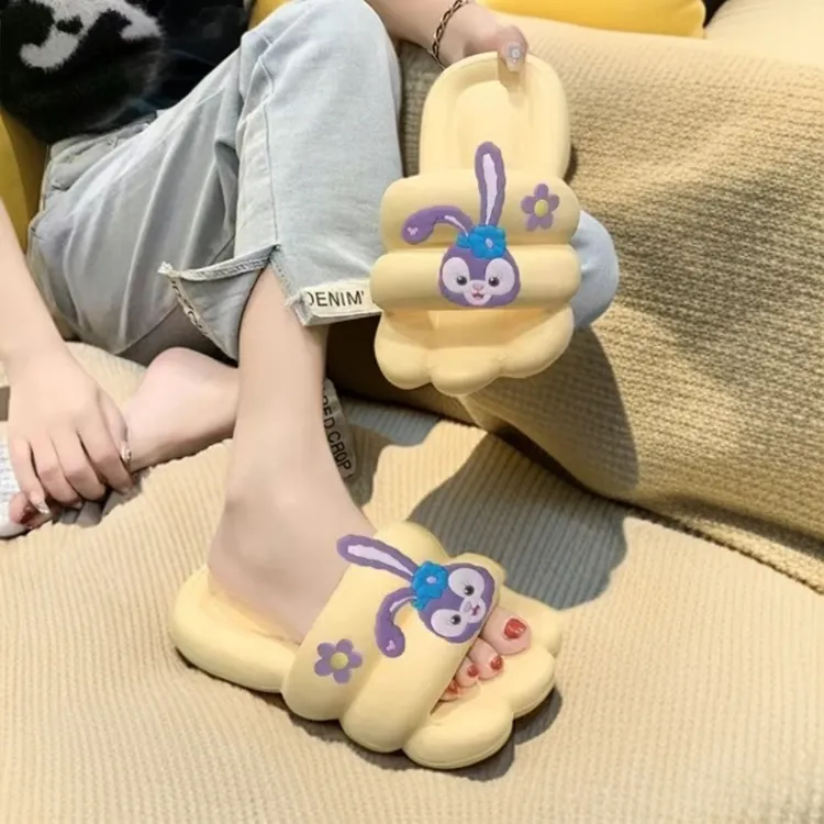 百搭小众鞋子女新款拖鞋女鞋可外穿可爱卡通厚夏季防滑时尚一字拖