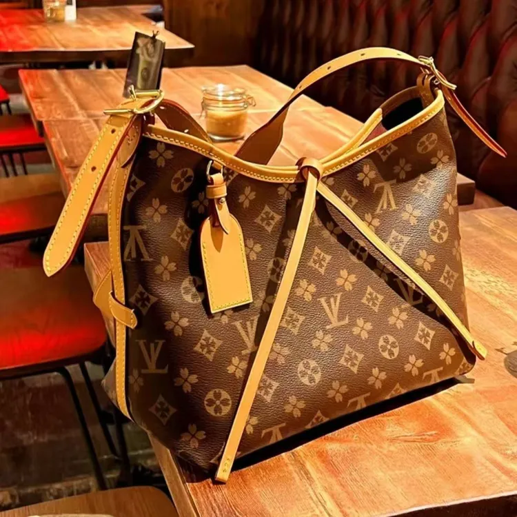 香港正品精选轻奢2025新款奢侈品中古购物袋carryall单肩斜跨包包