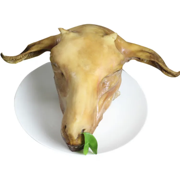 黑山羊生鲜羊头【直播间称重改价】整颗黑山羊羊头默认对半砍