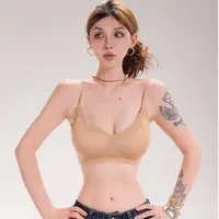 龙怼怼推荐【舒芙蕾】显瘦辣妹露背吊带内搭通勤蕾丝舒适美背运动