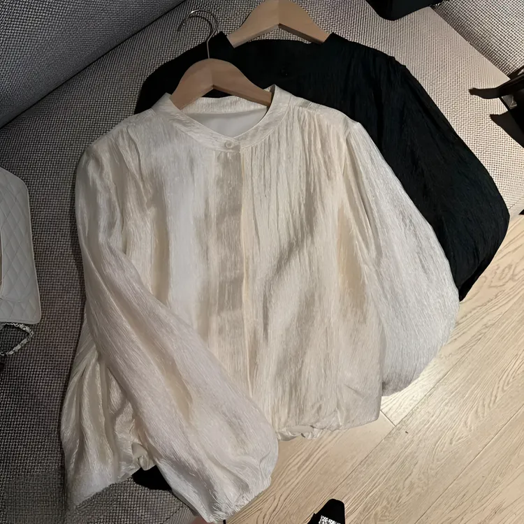 精选高定设计款衬衣外套防晒精致穿搭气质显瘦现货夏季