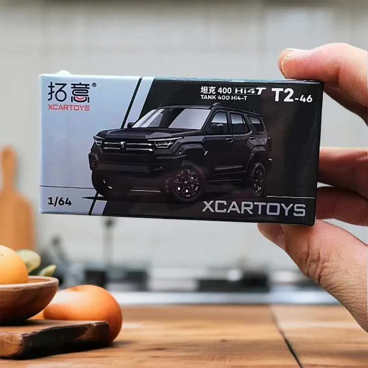 1/64拓意超境汽车赛博tanke400黑色SUV越野车仿真合金车模型摆件