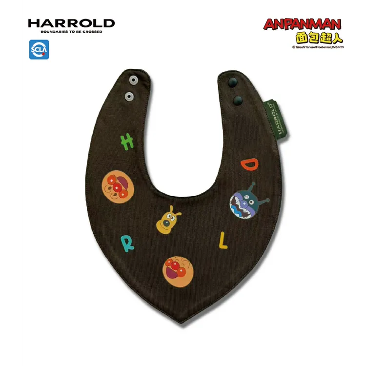 HARROLD哈罗德 面包超人满印口水巾